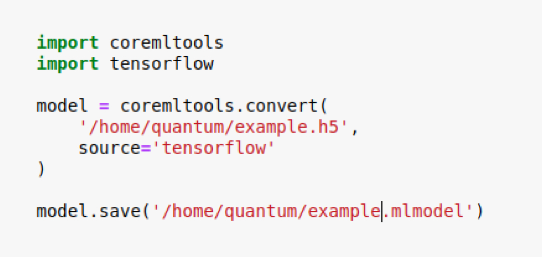 Core ml hot sale example