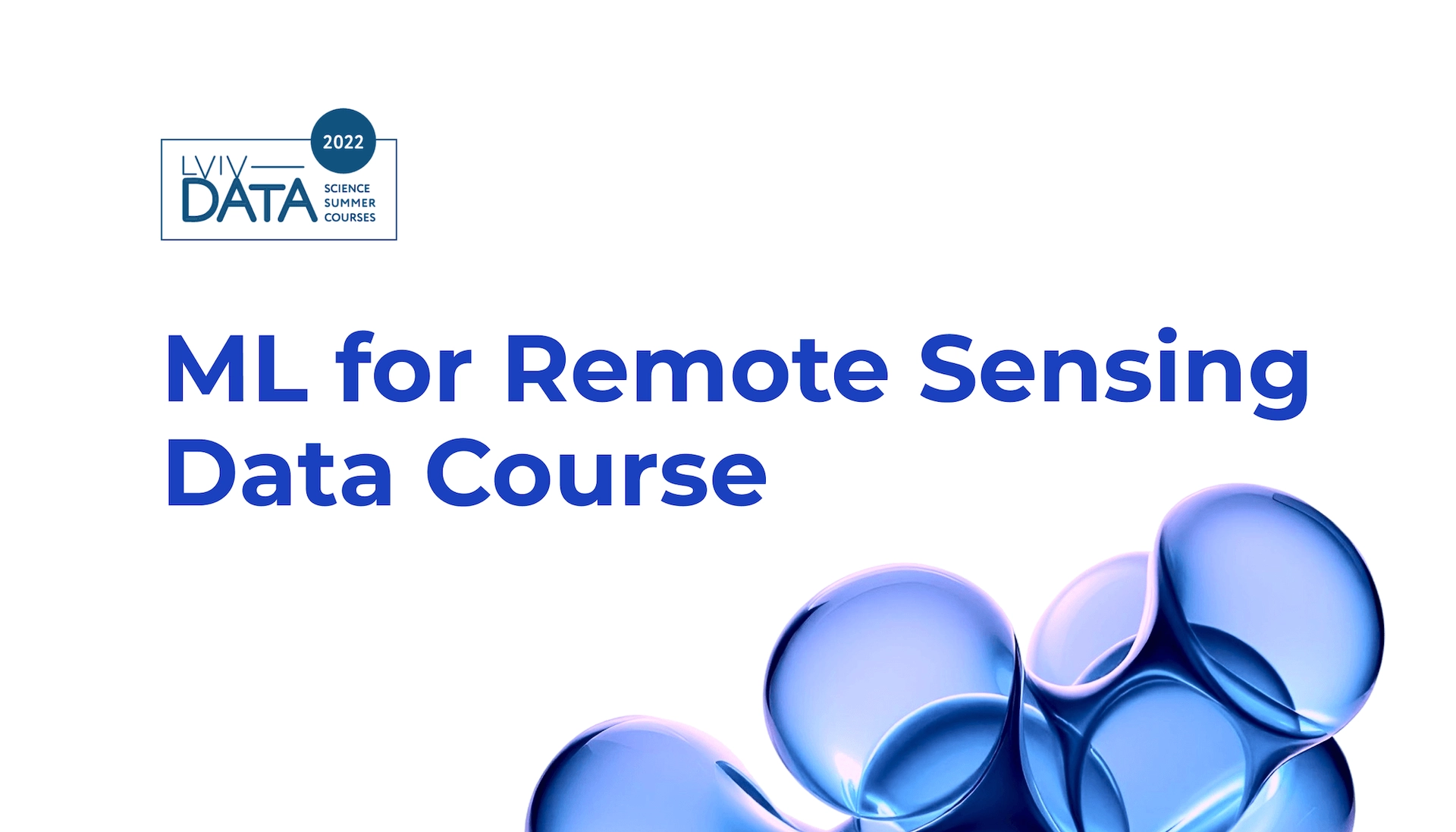 ML for Remote Sensing Data Course